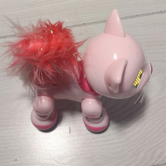 Zoomer Meowzies Interactive Pink Robot Cat Kitten Kitty 2016 by Spin Master - Picture 3 of 7